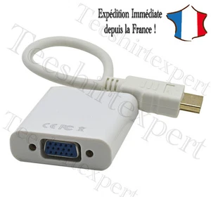 1080P HDMI macho a, hacia VGA Femenino Vídeo Adaptador Convertidor Cable para PC - Imagen 1 de 2