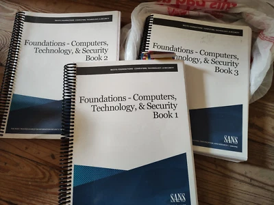 SANS GIAC SEC275 Textbooks (2021) Foundations Computers, technology, & Security - Image 1 of 4