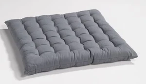 casa NOVA Sitzkissen BOBBY grau (BHT 40x3x40 cm) BHT 40x3x40 cm grau