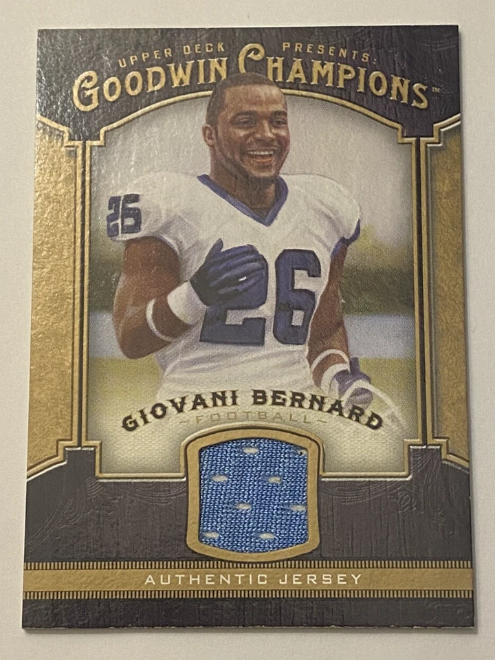 2014 Upper Deck Goodwin Champions Memorabilia Giovani Bernard # M-GB  - Image 1 of 2
