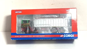 RIMORCHIO RIBALTABILE AGGREGATO 8 RUOTE 1:50 CORGI RIGIDI CC11913 ERF EC TRASPORTO BRIAN HARRIS - Foto 1 di 13