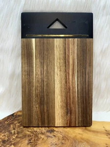 Taglio in legno piccolo tagliere per salumi nero noce design moderno 👀 - Foto 1 di 20