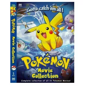 Anime DVD Pokemon 21 In 1 Complete Movie Collection English Version All Region - Imagen 1 de 11