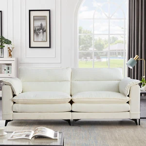 2 Seater Modern Couch Love Seat Comfy Cloud Sofa Settee Living Room Apartment - Picture 1 of 20