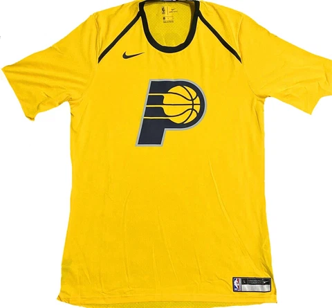 NIKE DRY DRI-FIT ENGINEERED INDIANA PACERS PLAYER WARM UP SHOOTING SHORT SLEEVE Cover