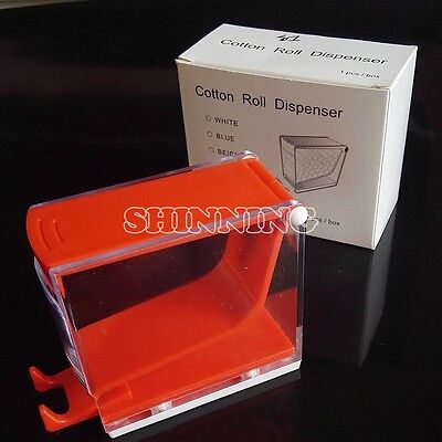 Dental Ortho Cotton Roll Holder Press Type Drawer Dispenser Organizer Holder Red • 6.99$