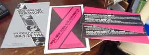 NYC Gay Film Festival - Program '86 and '87 w/ 2 calendars / VG+ - Picture 1 of 11