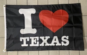 I Love Texas Flag Free Ship Home State Motivate Beer Love USA 3x5' Sign Banner - Picture 1 of 1