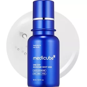 Korean Exosome Shot 2,000 PPM Spicule Facial Serum AHA+BHA+PHA 1 oz - Picture 1 of 11