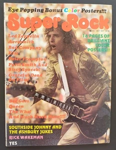 Super Rock Oct 1977 Bad Company Patti Smith Bee Gees Grateful Dead Kiss Queen - Picture 1 of 8