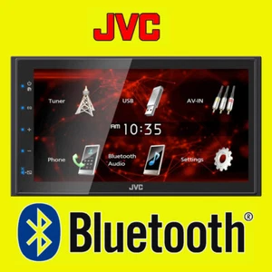 JVC 6.8" Bluetooth Car Android Mirroring Stereo Double DIN Monitor KW-M180BT NEW - Picture 1 of 4