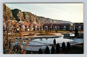 Quincy WA-Washington Crescent Bar Resort Wanapum Lake Island Vintage Postkarte - Bild 1 von 2