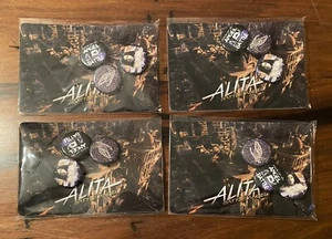 Lot of 4 Alita: Battle Angel 3 Button Set 2018 SDCC Comiccon Exclusive SEALED b8 - Picture 1 of 5