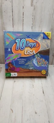 10 Days In the USA Strategy Board Game by Out Of The Box Games SEALED NEW 2003 - Image 1 of 2