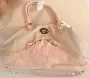 Mischa Barton Lovely NWT Rodeo Tote Nude Pastel Pink w Purse Pockets RR $95.00 - Picture 1 of 5