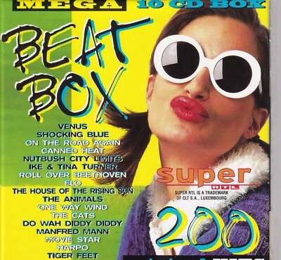Mega Beat Box - Dave Edmunds, Helen Shapiro, Mungo Jerry u.a. (10-CD-Box, NEU) - Bild 1 von 2