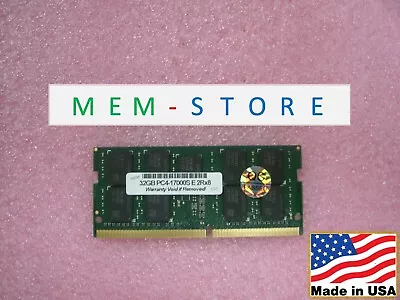 RAMEC2133DDR4SO-32G 32GB DDR4-2133 ECC SODIMM RAM Replacement Synology DS3617xs - Image 1 of 3