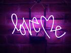24"x14" panneau néon Love Me lumière violette lampe verre atelier collection garage