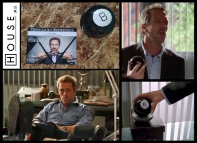HOUSE MD: Hugh Laurie (Dr.) Thinking Ball utilería con certificado de autenticidad de estudio Foto 1 de 3