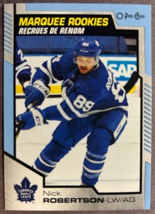 2020-21 O-Pee-Chee Marquee Rookies Blue #627 Nick Robertson Toronto Maple Leafs - Imagen 1 de 1