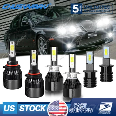 6x 9005 H7 faros y luces antiniebla H3 LED combo bombillas para Jaguar tipo S 2001-2005 Foto 1 de 4