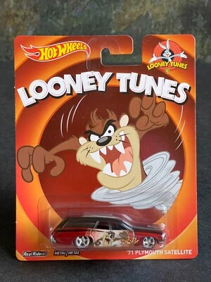 Hot Wheels Looney Tunes Tasmanian Devil 1971 Plymouth Satellite Nuevo Foto 1 de 4