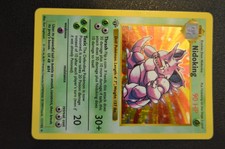 Pokemon Base Set Shadowless 1st Edition Nidoking Holo #11/102