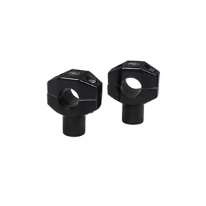 2.0" Tall Black Risers Kit for Harley 86-later Softail Dyna Street Bob Fat Bob - Picture 1 of 8
