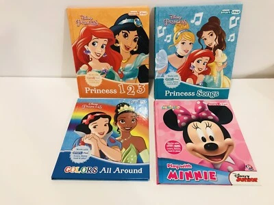 My First Smart Pad Books Disney Learn Listen Read Play Set Of 4 Books EUC - Image 1 of 4