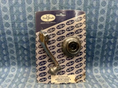 Ford Super Deluxe 1946 nueva manija de ventana y escudo #51A-7023342-BK envío gratuito Foto 1 de 4