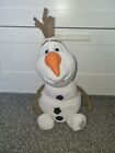 Disney Store Stamped Olaf Soft Toy Plush Frozen Snowman *Very Good Condition*