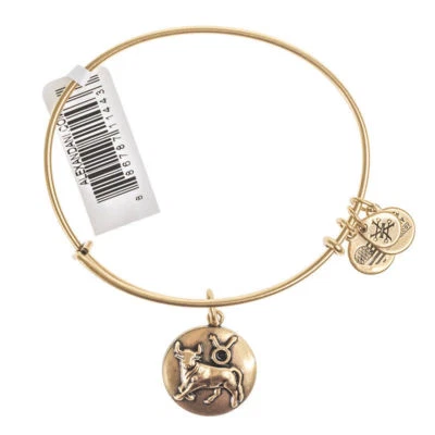 Nuevo Brazalete Alex and Ani Taurus Oro Rafaeliano A16EB59RG  Foto 1 de 3