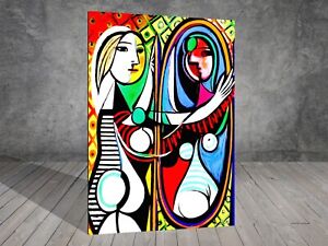 Pablo Picasso Girl Before A Mirror CUBISM CANVAS PAINTING ART PRINT  489