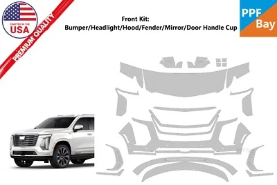 Передняя защитная пленка для Cadillac Escalade Luxury/Sport 2025 PPF - Изображение 1 из 4