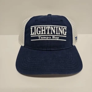 NWT Tampa Bay Lightning Fanatics NHL Trucker Snapback Mesh Adjustable Hat Cap - Picture 1 of 5