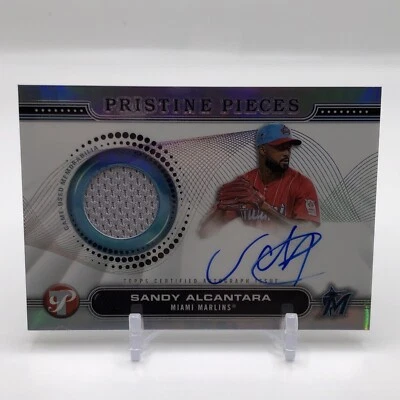 2024 Topps Pristine MLB #PPAR-SA Sandy Alcantara Pristine Pieces Relic Auto - Image 1 of 4