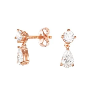 Esprit Damen Ohrringe Silber Rosé Zirkonia Solitaire ESER92688B000 - Bild 1 von 1