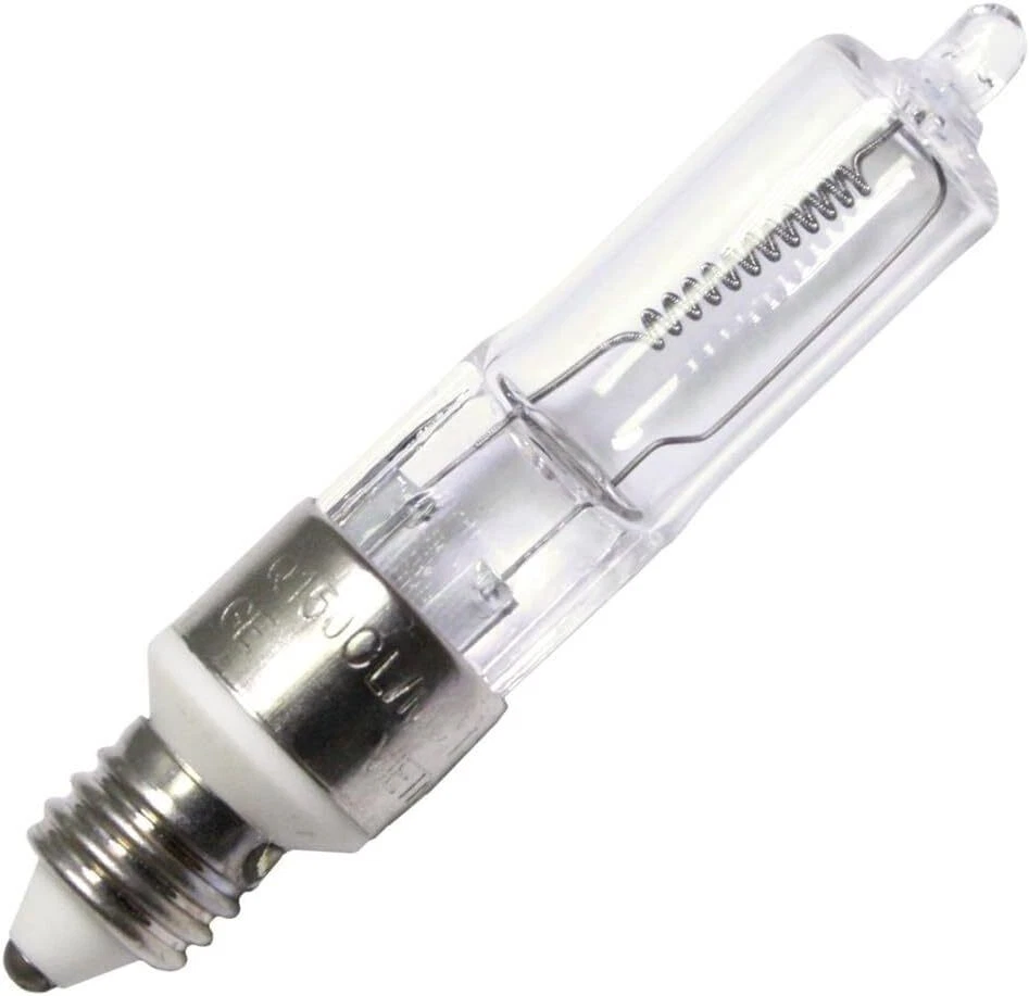 GE 150 W T4 Bulb With E11 Base Clear 1 Bulb Listed 10/13 - Image 1 of 1