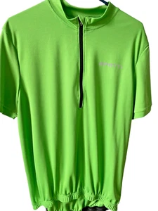 Spotti 1/4 Zip Shirt Unisex Extra Large Polyester Reflective Logo Adult Green - Picture 1 of 7
