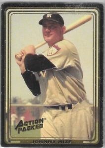 JOHNNY MIZE NEW YORK YANKEES 1992 ACTION PACKED BASEBALL CARD