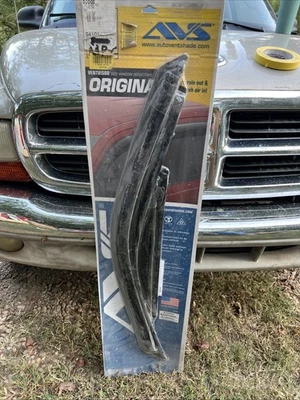 Комплект вентиляционных козырьков для Dodge RAM QUAD CAB 2009-2021 годов выпуска - Изображение 1 из 3