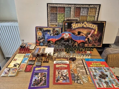 VTG HeroQuest Fantasy Adventure Board Game + Wizards of Morcar Expansion - Boxed - Image 1 of 4