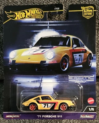 Nuevo Hot Wheels Premium Car Culture "Exotic Envy" '71 PORSCHE 911 #1/5 Foto 1 de 4