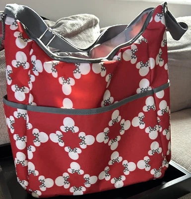 Disney Baby MINNIE MOUSE Large Diaper bag Travel Tote - Image 1 of 4