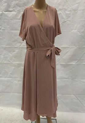 Nuevo con etiquetas Vestido Alfani Pañuelo-Dobladillo Envolvente Rubor Talla 14 Precio de venta sugerido por el fabricante 99,50 USD DA04-005 Foto 1 de 4