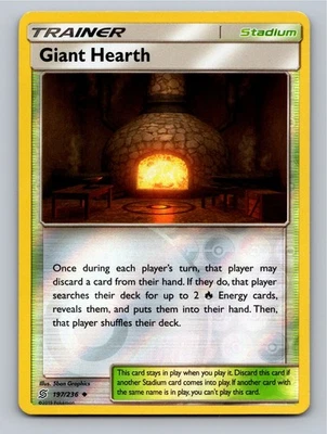 Pokémon TCG  Trainer Giant Heart Unified Minds, Reverse Holo Rare - Image 1 of 2