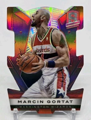 2013-14 Panini Spectra MARCIN GORTAT Red Image Variation /25 Washington Wizards - Image 1 of 4