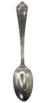 Antigua cuchara plateada Rogers Bros 1847 1916 patrón Hampden 6 pulgadas A158 Foto 1 de 4