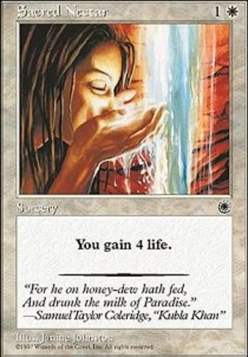 Sacred Nectar - Portal # MTG Magic The Gathering - Image 1 of 1