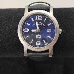 Reloj Field & Stream para Hombres Analógico con Fecha Esfera Azul Funciona Correa de Cuero Negro - Imagen 1 de 9